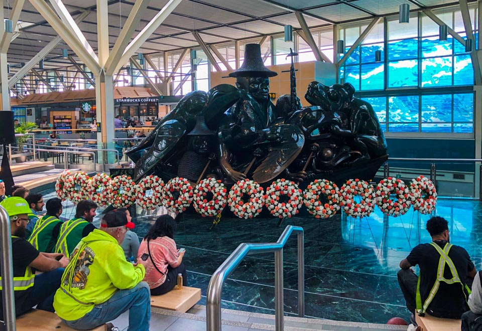 BCRCC Representatives Attend Various Day of Mourning Ceremonies in B.C.